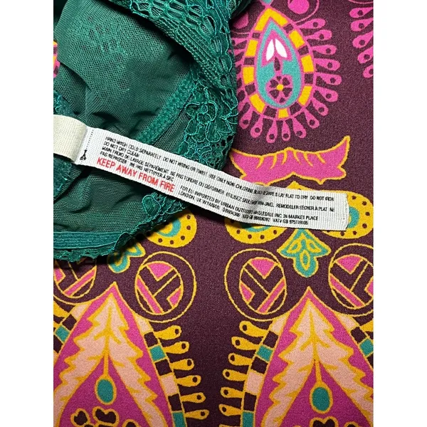 Intimately Free People Lace Bralette Deep Green Unlined Bralette Size‎ Small - Image 4