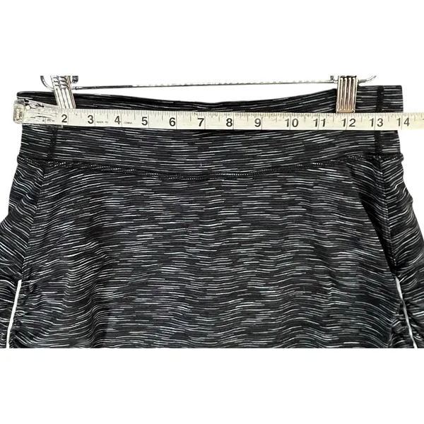 Athleta Contender 2 in 1‎ Skort Womens S Black Space Dye Running Trail Athletic - Image 6