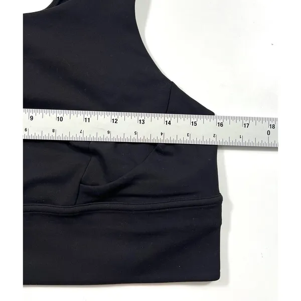 Lululemon Wunder Train High Neck Longline Size 14 Black Sports Workout Yoga Gym - Image 9