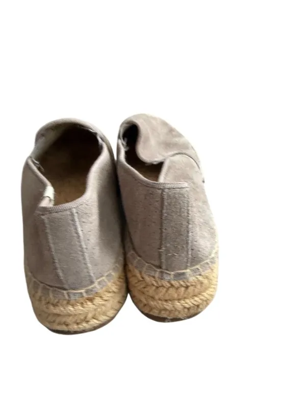 SOLUDOS Taupe Platform Espadrilles Flats Size 6.5 - Image 6