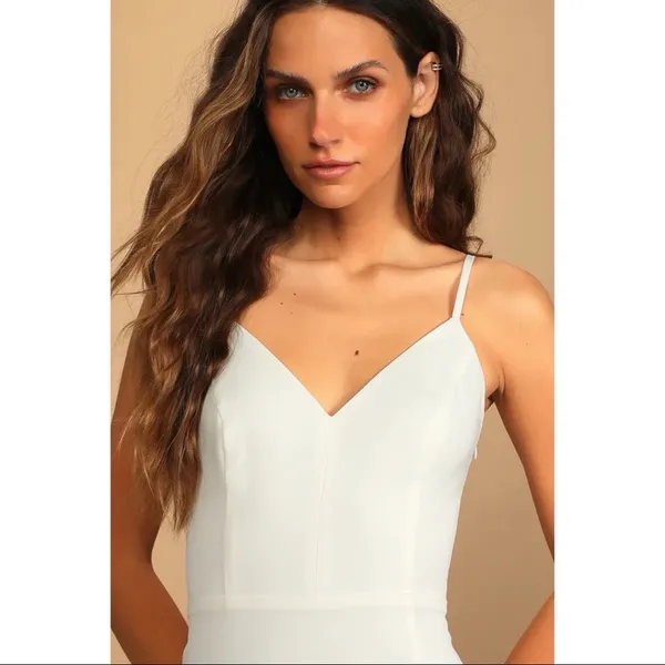 Lulu’s Vow of Romance White Cutout Maxi Dress - Image 4
