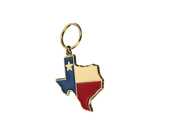 Texas Shaped Keychain Enamel Metal State Flag Design Lone Star - Image 7