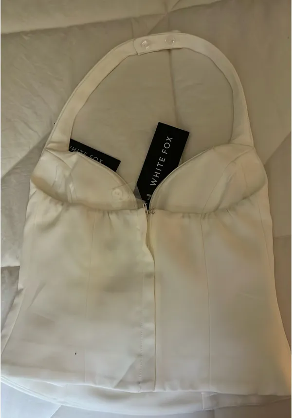 Heart on the Line Bustier White Fox - Image 6
