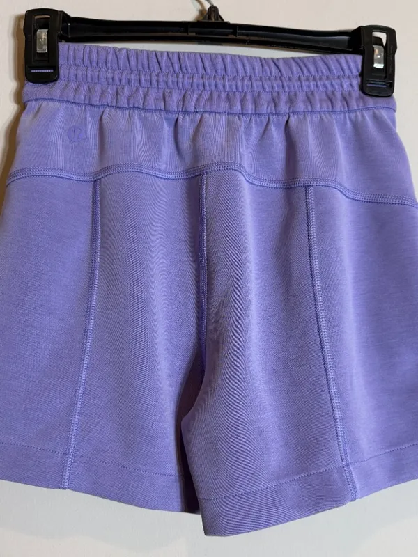Lululemon Softstreme High-Rise Short 4" Womens 0 Dark Lavender Purple Active Gym - Image 9