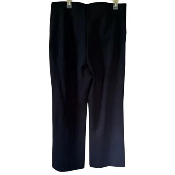 Chico's Black Pull-On Wide Leg Pants Size 2.5R Stretch Elastic Waist - Image 3