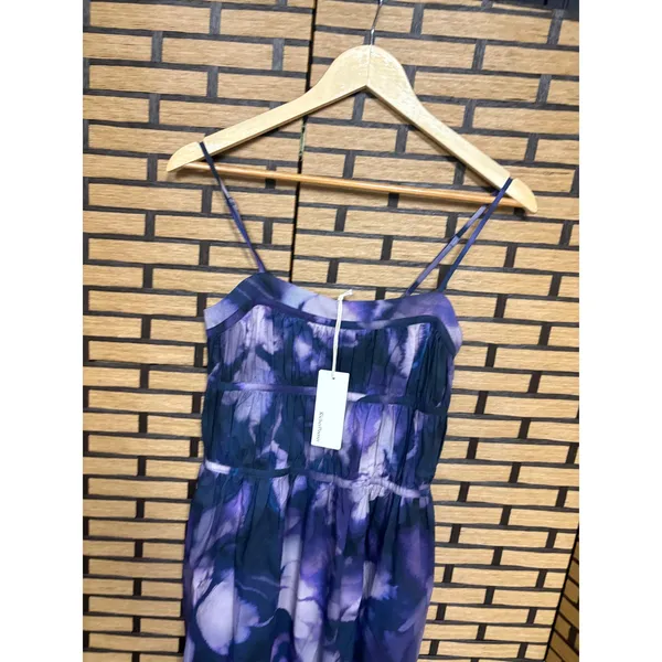 RicherPoorer Purple Tie Midi‎ Dress Size XS - Image 3