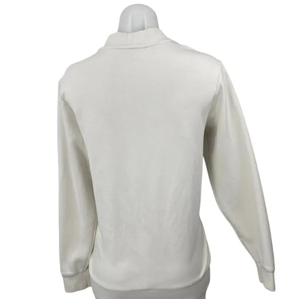 Greyson Women's White Long Sleeve V Neck Button Down Cardigan Sweater Size S - Image 5