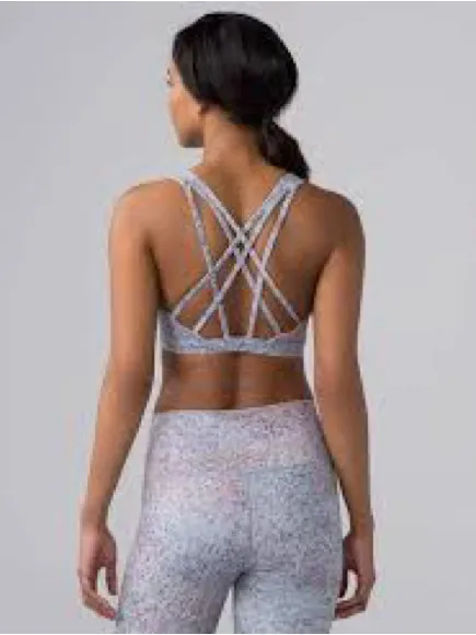 Lululemon Free To Be Serene Bra Womens 6 Summer Haze Multi Excellent Strappy - Image 2