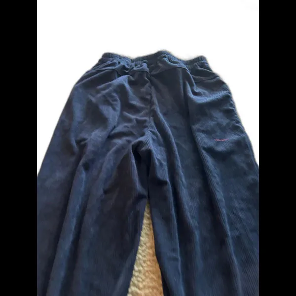 size medium balloon pants blue ribbed [COPY] - Image 2
