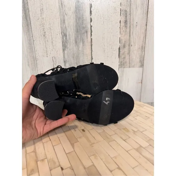 Report Women's Wesley Caged Sandals Black Size 7.5 Black - Image 4