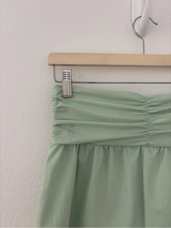 Free people movement green shorts - Image 3