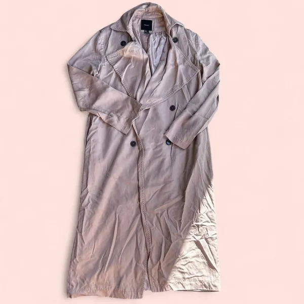 Beige trench coat - Image 2