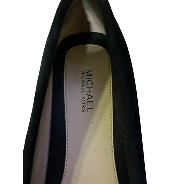 Michael Michael Kors Womens Black Suede Gloria Moc Driving Flats Size 6M Leather - Image 5