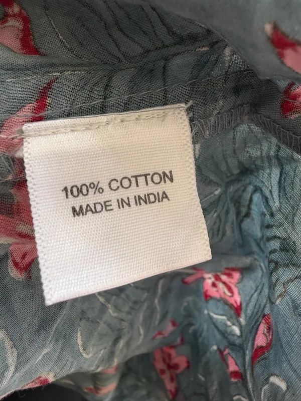 Faherty‎ Orinda cotton maxi gown size small - Image 7