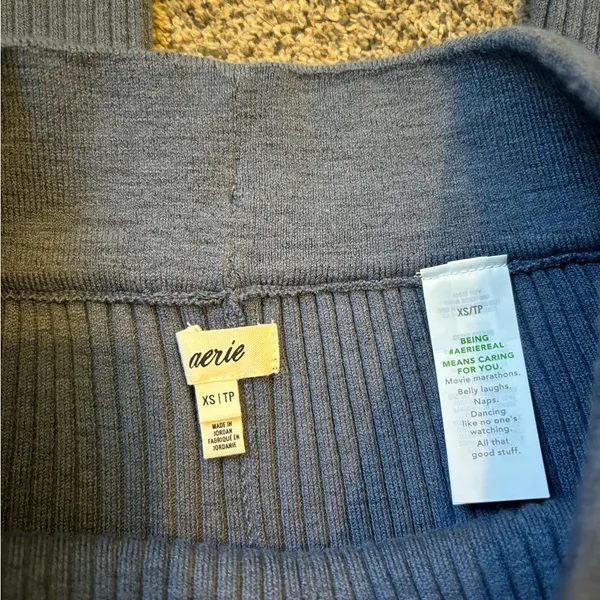 Aerie Thick Knit Flare Pants - Image 2