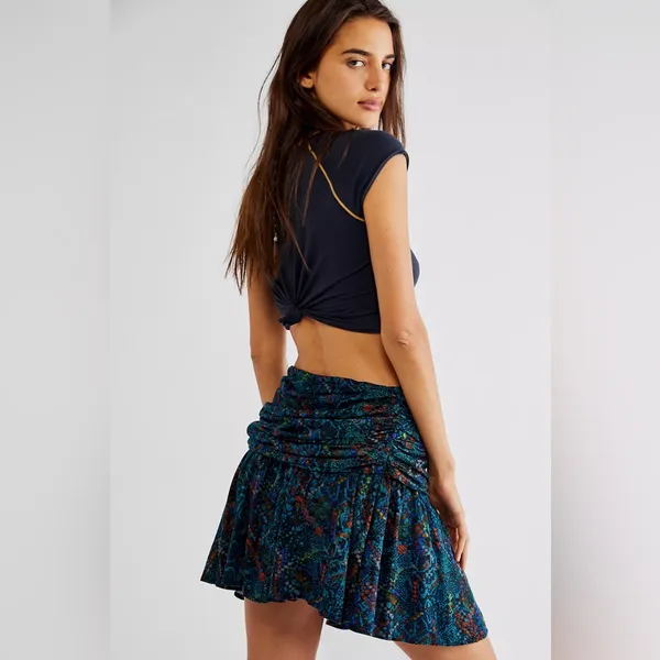Free People Saturday Sun Mini Skirt Size 10 - Image 2
