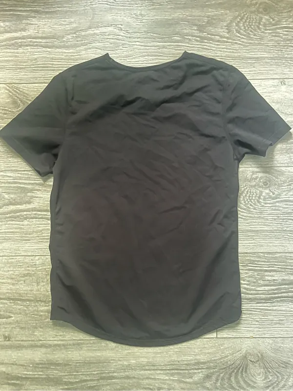 BYLT Basics Lux Black Crew Neck Fitted Athletic Active Tee Shirt Size XXL Gym - Image 2