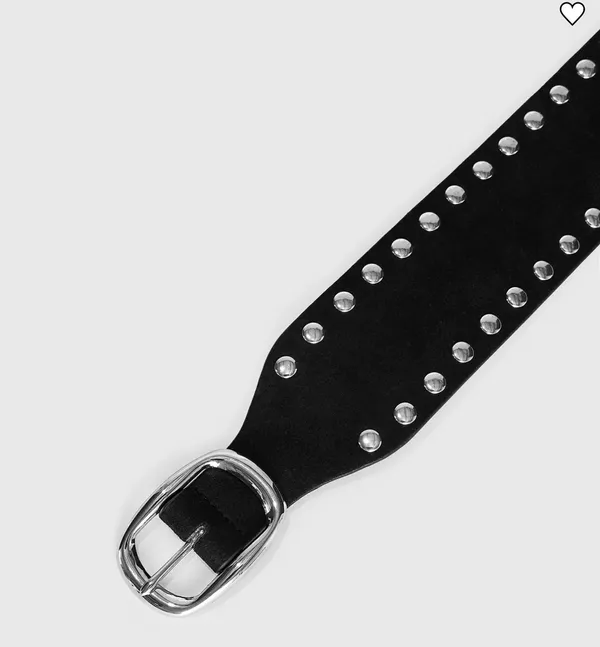 Princess Polly Studded Belt Black - Image 2