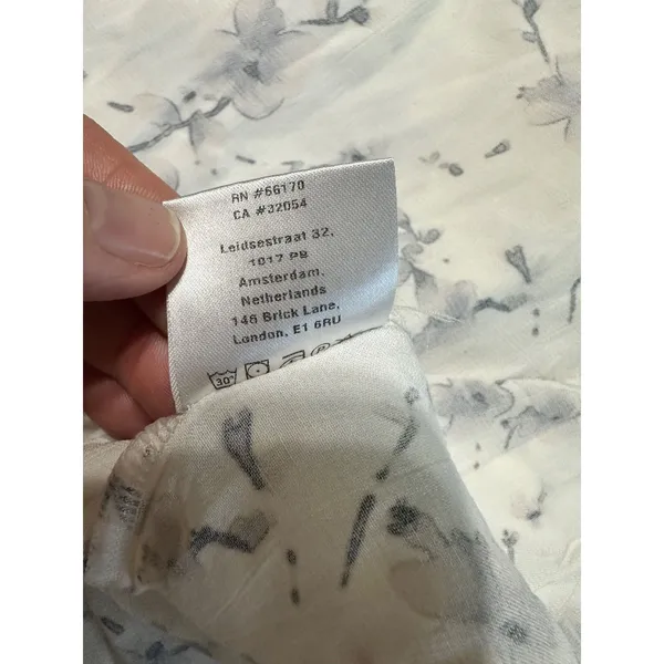 Ohsevendays Floral Caroline Dress Viscose Satin Euc Size M‎ - Image 9