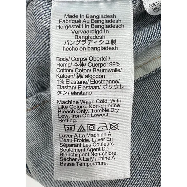 J. Crew Denim Jacket Medium Blue Wash Medium Stretch Trucker Coat Fall EUC - Image 5