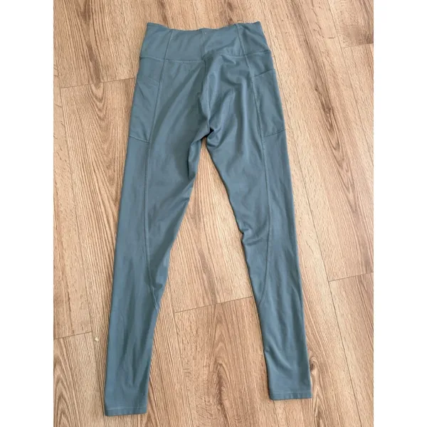 Victoria's Secret Womens Leggings Size 8‎ Sage Green High Waist Side Pockets VS - Image 2
