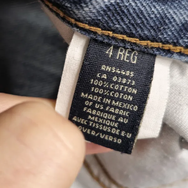 Vtg American Eagle Jeans Womens 4 Reg Bootcut Flare Mid Rise‎ Medium Wash Cotton - Image 8