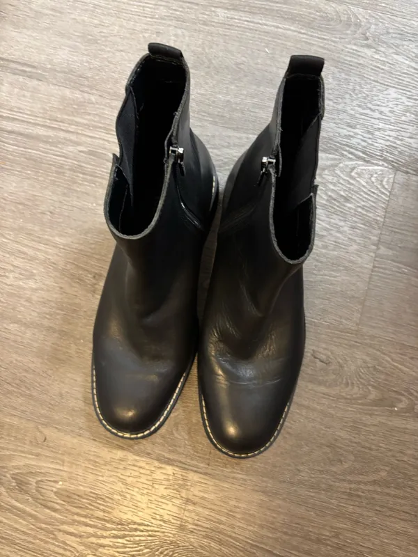 Gothic Black shoe boots Sarto Sz.11 - Image 3