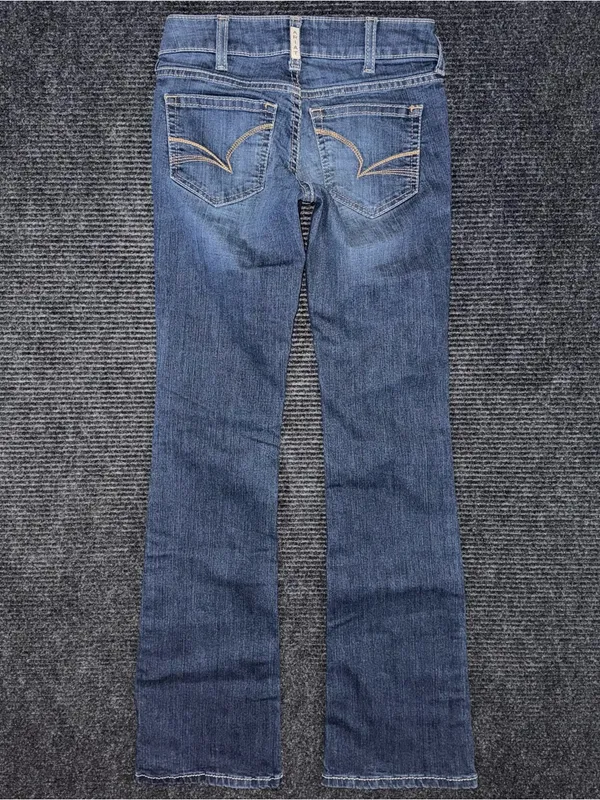 Ariat REAL Mid Rise Arrow Fit Jocelyn Boot Cut Jean 26 x 34 LONG 10036087 EUC - Image 3