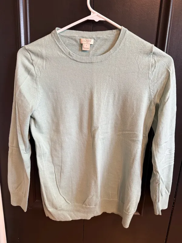 J. Crew Mint Green Crewneck Sweater - Image 3
