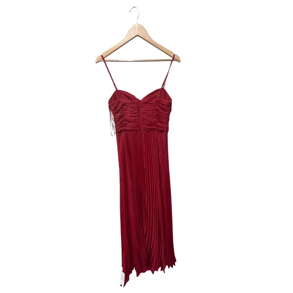 AQUA Pleated Chiffon Gown Size 4‎ - Image 5
