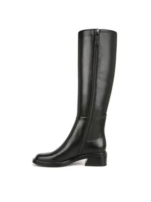 Franco Sarto NIB Giselle Wide Calf Flat Tall Boot Black Stretch Leather 6.5 M - Image 3