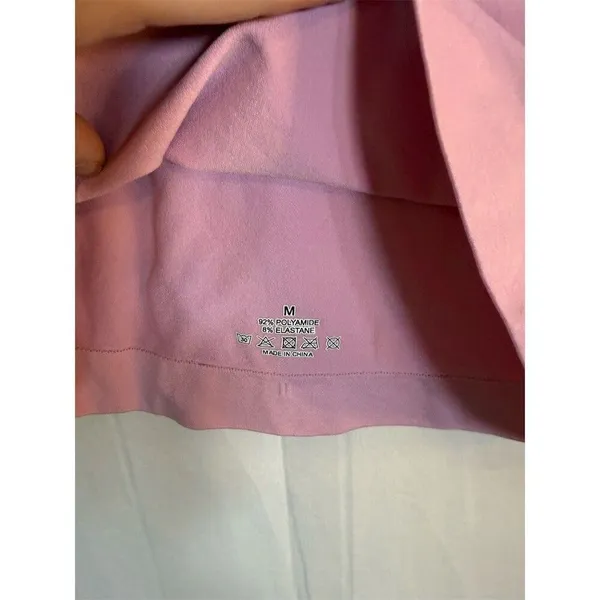 Unbranded T-Shirt Womens Size M Pink Seamless Athletic Crew Neck Short - Image 4
