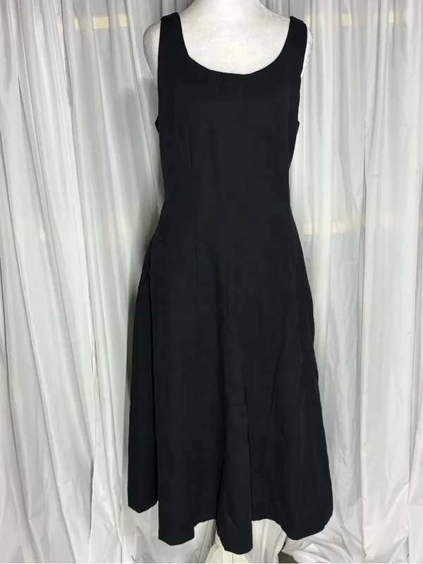 🆕 A New Day Corset Midi A-Line Dress Black Size 4 - Image 3