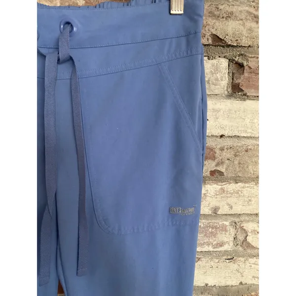 Grey's Anatomy by Barco Signature Drawstring Scrub Pants Light Blue XXS - Image 2