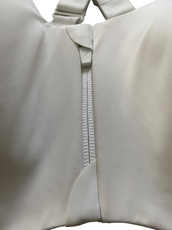Knix Catalyst Front Zip Sports Bra White Size 5 (XL) High Impact Support Workout - Image 7