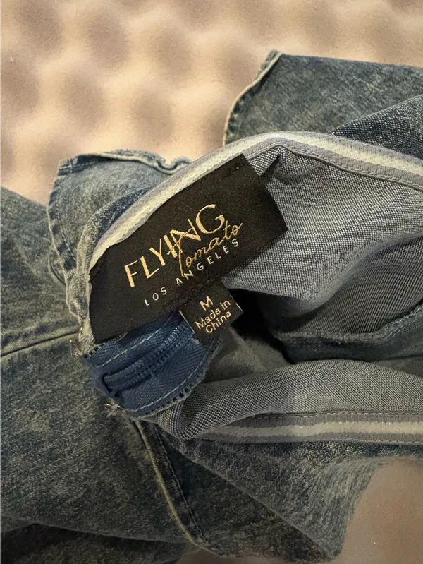 Cheeky Bliss Denim Romper - Image 4