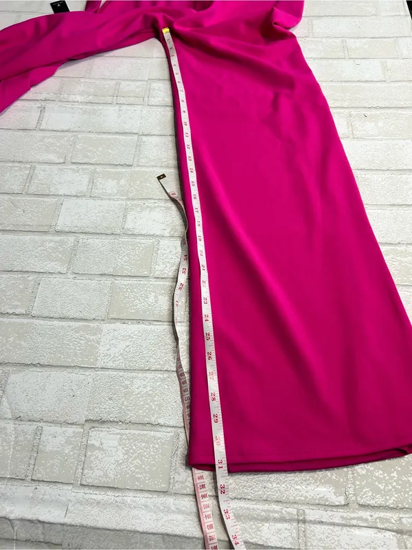 Lulus Only Tonight Women's Hot Pink Wide-Leg Jumpsuit Two-Piece Set Size Medium - Image 8