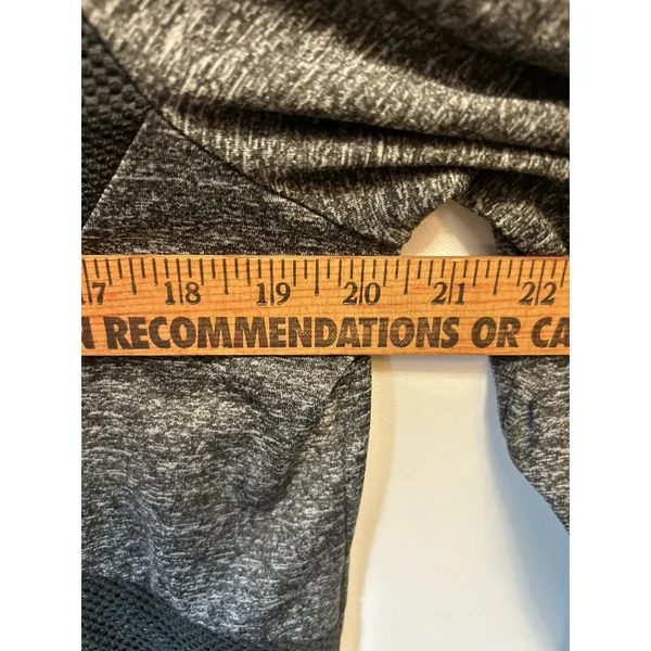 Litletics Gray Full Zip Women’s Hooded Performance Jacket XL Stretch Athleisure - Image 5