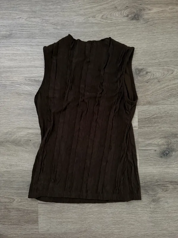 SHEIN sleeveless brown top - Image 2
