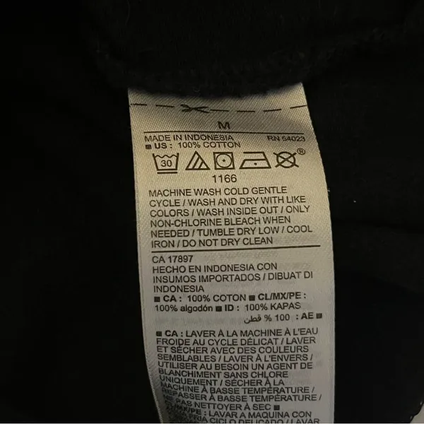 Old Navy Black Tie-Front Cotton T-Shirt – Women’s Medium - Image 6