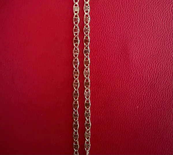 14k gold plated necklace 20 inch - Image 2