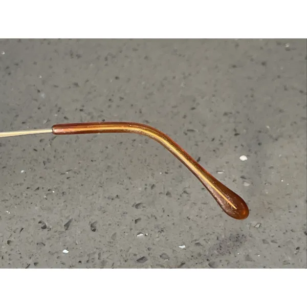 CHARMANT 541 EYEGLASSES FRAMES ONLY 46-21-135 JAPAN Full Rim gold round - Image 5