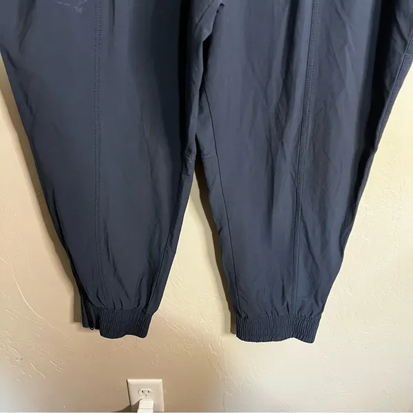 Calia by Carrie Underwood Blue Woven Workwear Ankle Zippers Jogger Pants‎ - Image 5
