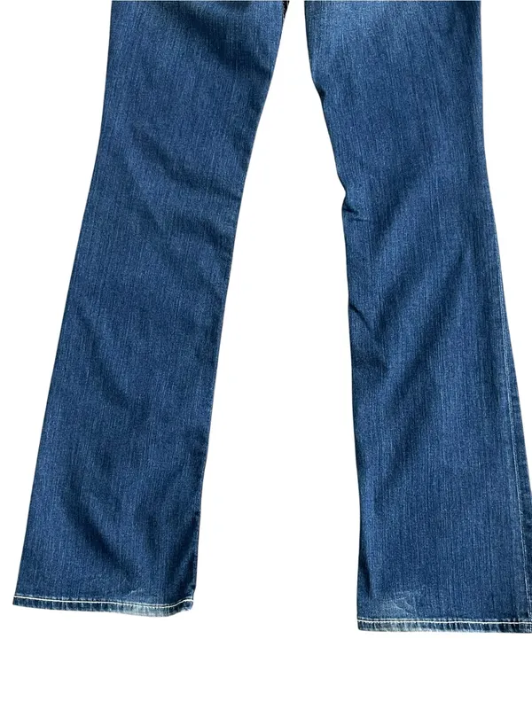 Big Star Low Rise Bootcut Blue Jeans Women’s Size 28L Embroidered Pockets - Image 8