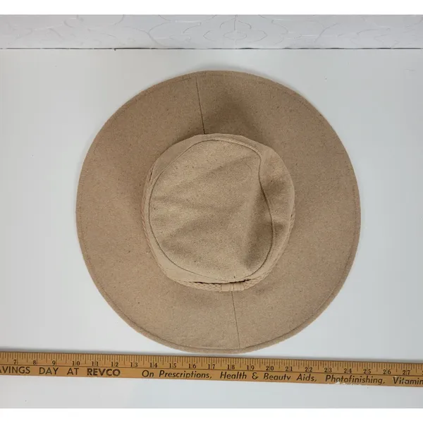ASN Womens Harper Floppy Hat Tan Felt Packable Wide FabFitFun Boho NEW - Image 3
