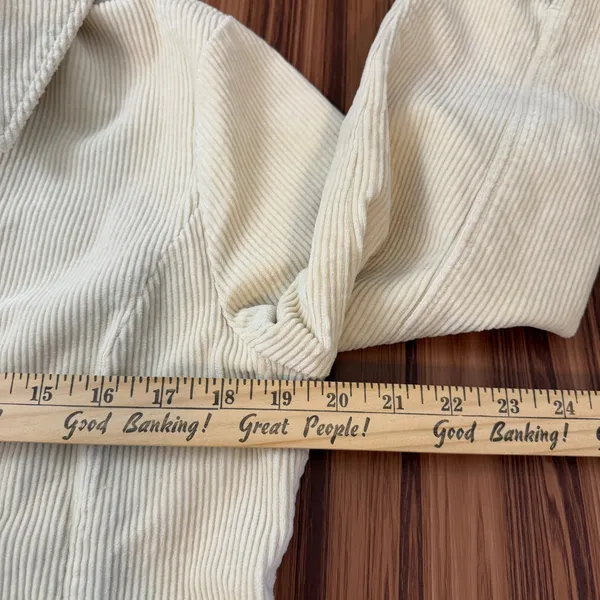 Cabi 4493 Scout Jacket Cream Corduroy Small‎ Workwear Chorecore Coastal Grandma - Image 5
