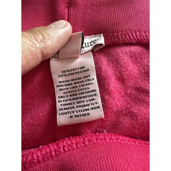 Juicy Couture Velour Pants Joggers Pink Women's Large Y2K Athleisure - Image 3