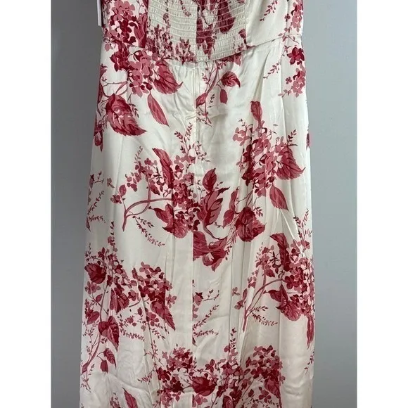 Reformation Sianna Silk Dress In Paris Floral Statin Prarie Sz. 10 NWT Coquette‎ - Image 12
