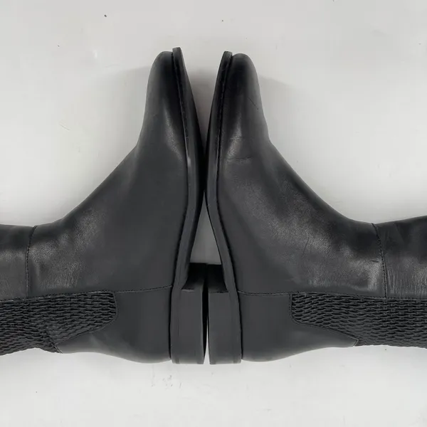 Cole Haan Black‎ Leather Knee High Riding Boots Women's Size 6B Equestrian - Image 6