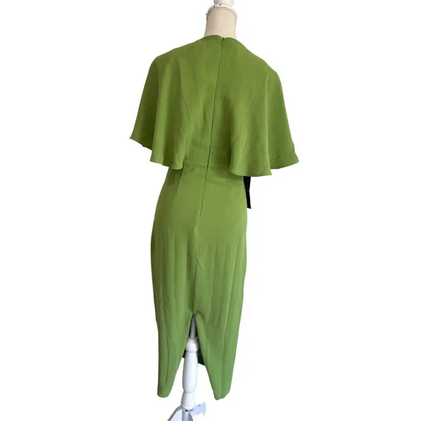 Tuckernuck Pomander Place Cape Lindy Dress in Pistachio Green 2 New Womens Midi - Image 8